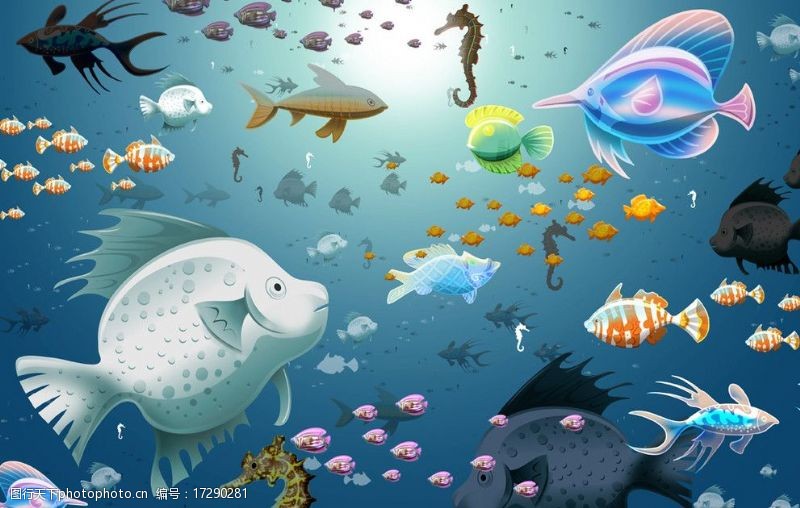 生动的海马图片素材